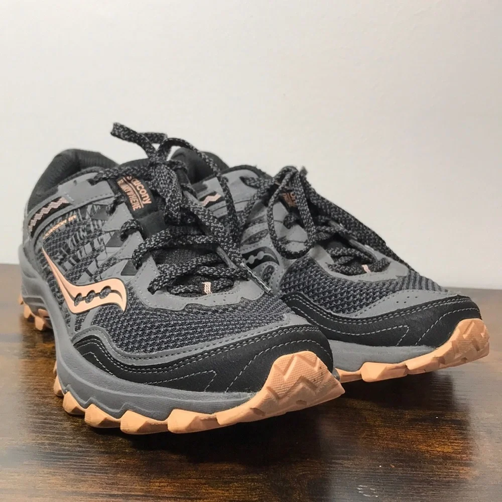 Saucony Excursion Trail 12 Womens Ourdoor Running Sneakers Size 9 - Picture 2 of 13